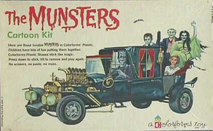 The Munsters Colorforms box